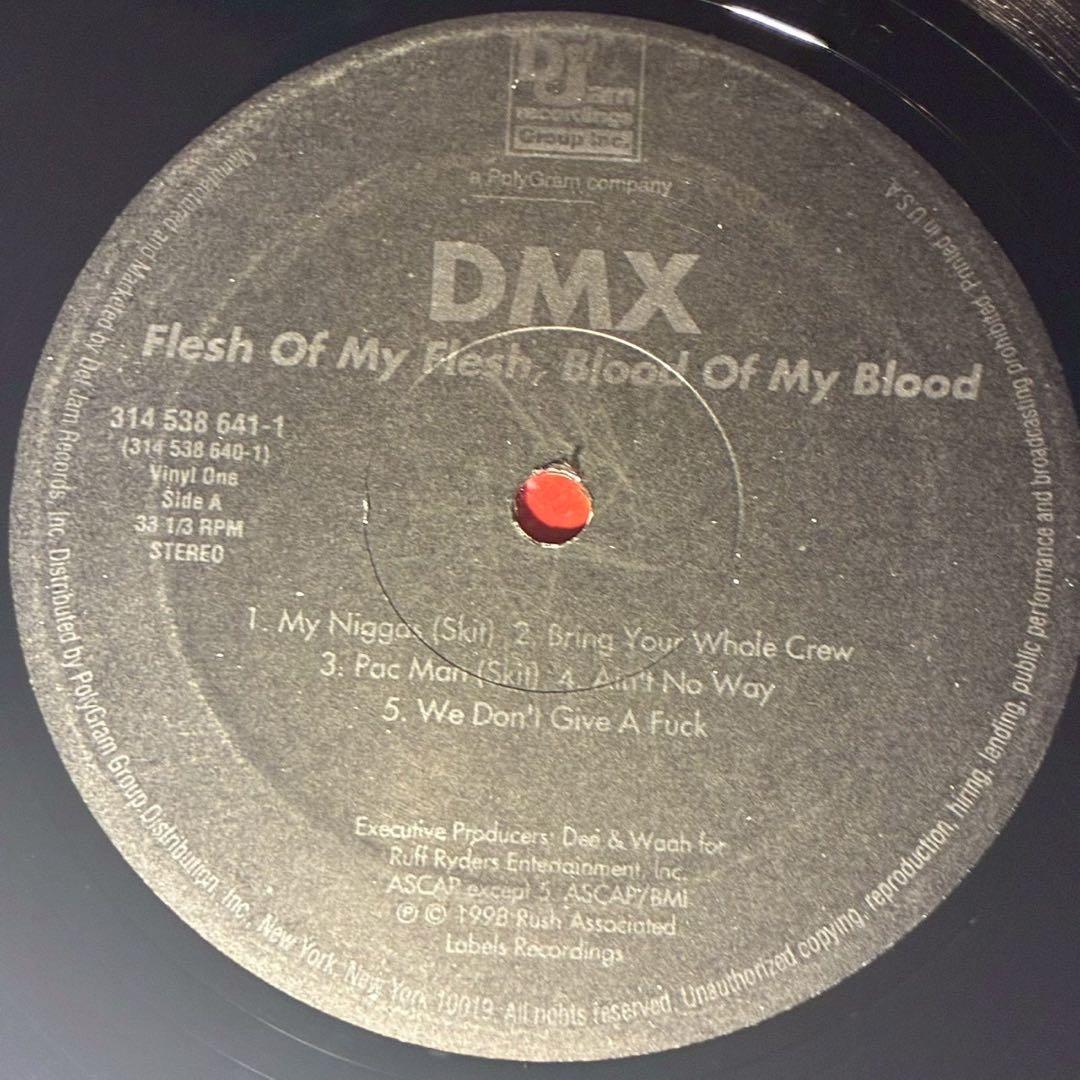DMX Flesh Of My Flesh, Blood Of My Blood 2LP 1998 Def Jam Classic Hip Hop Vinyl