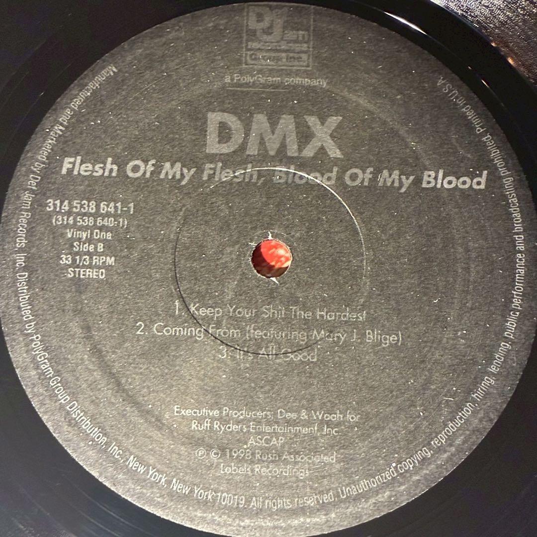 DMX Flesh Of My Flesh, Blood Of My Blood 2LP 1998 Def Jam Classic Hip Hop Vinyl