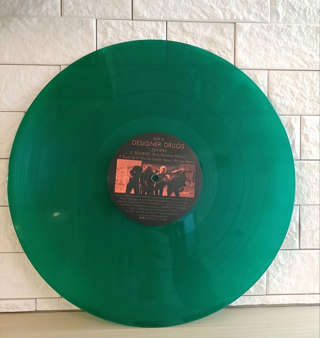 Designer Drugs Zombies! Green 12" Vinyl Electro Rare Clean Used | Japansoundstore