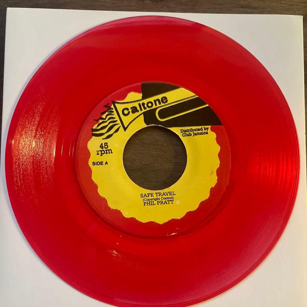 Phil Pratt / Larry & Alvin - Safe Travel 7" Vinyl Record Red Wax Caltone