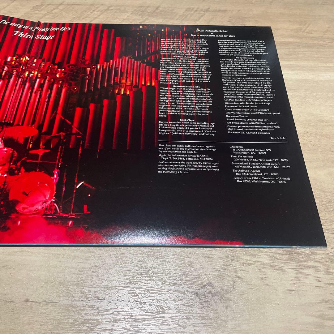 Boston - Third Stage (1986) Vinyl LP US Original Masterdisk Pressing