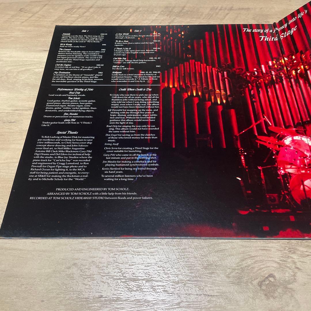 Boston - Third Stage (1986) Vinyl LP US Original Masterdisk Pressing