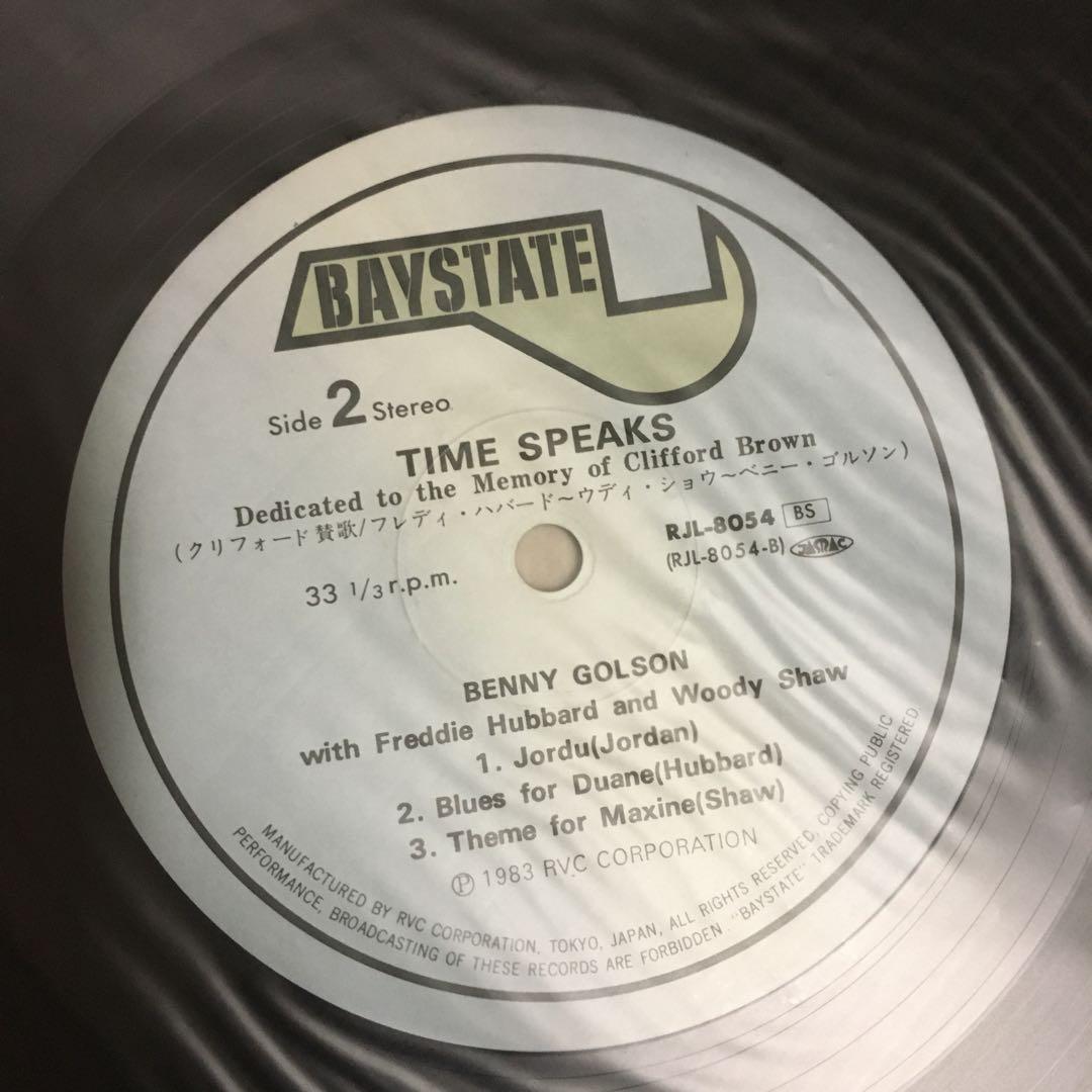 Benny Golson - Time Speaks LP Japan Jazz Freddie Hubbard Woody Shaw w/Obi