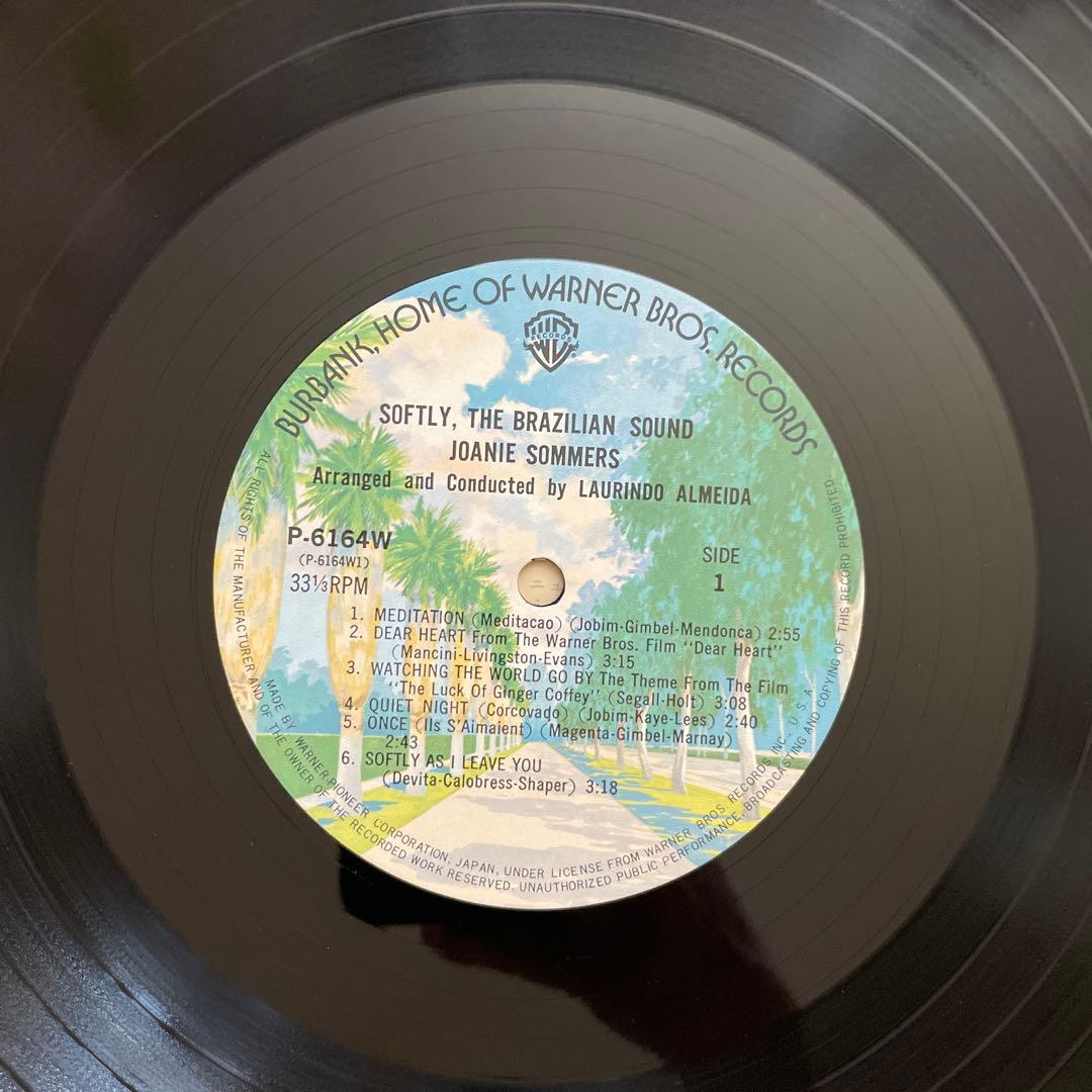 Joanie Sommers - Softly, The Brazilian Sound LP Japan Bossa Nova Jazz Vinyl