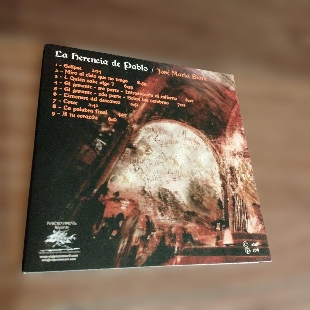José María Blanc - La Herencia de Pablo CD (2018, Argentina Press, Mini LP)