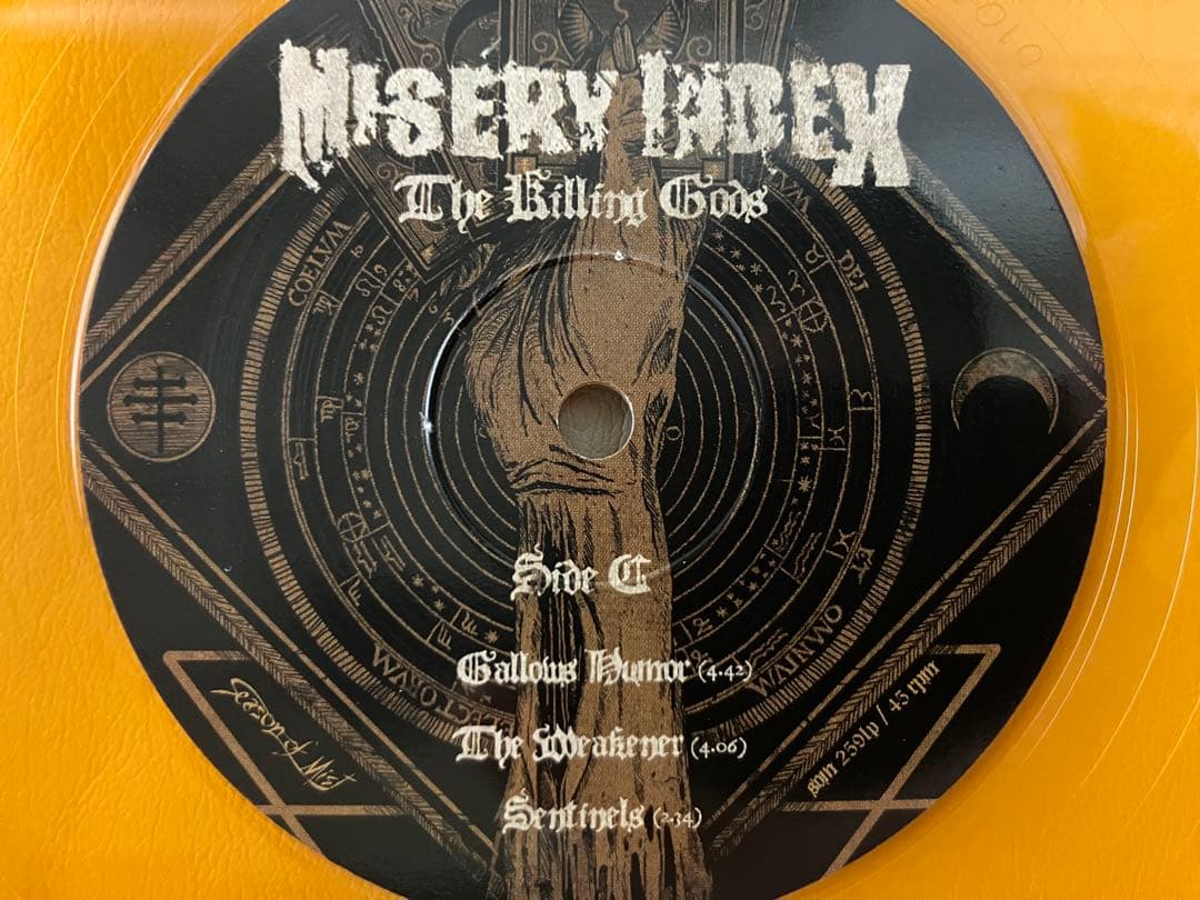 Misery Index - The Killing Gods 2LP Colored Vinyl Limited Edition Death Metal
