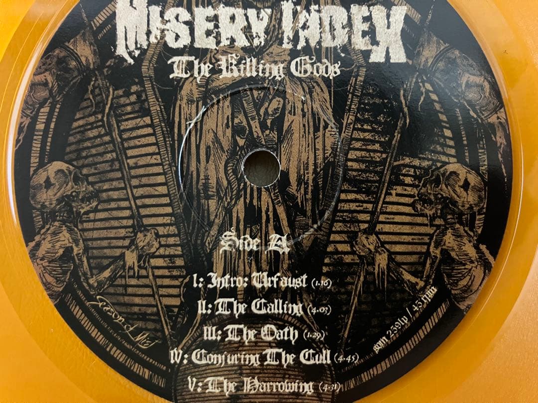 Misery Index - The Killing Gods 2LP Colored Vinyl Limited Edition Death Metal