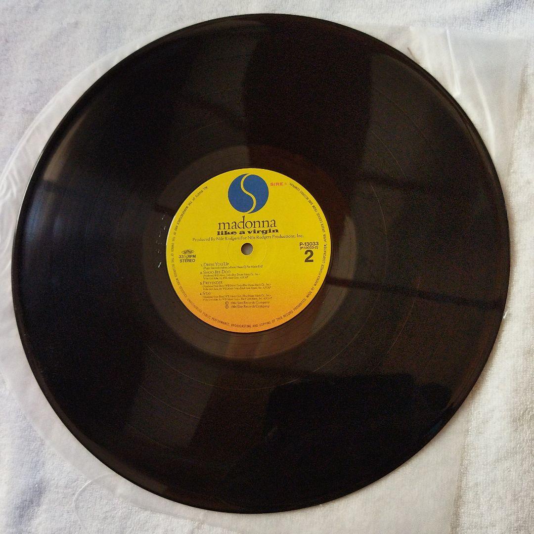 Madonna Like A Virgin Vinyl LP Japan Obi Insert Shrink Wrap P-13033