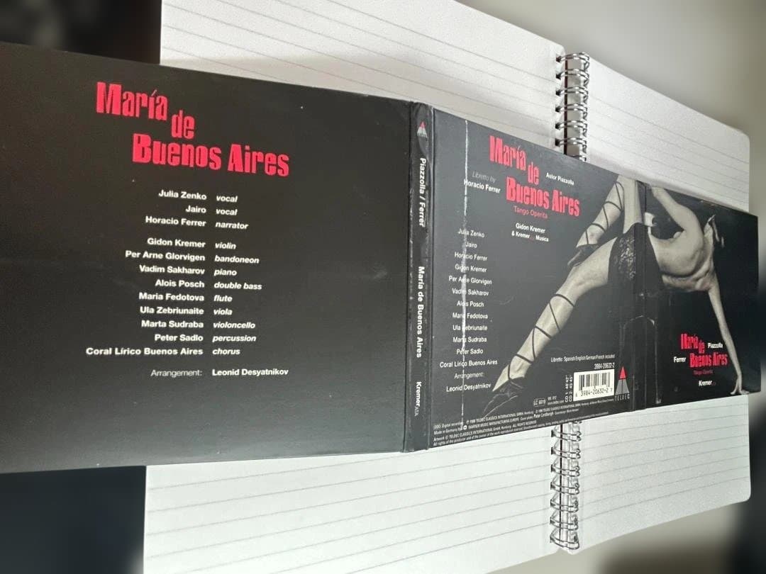Astor Piazzolla Maria De Buenos Aires 2CD Set Gidon Kremer Kremerata Musica