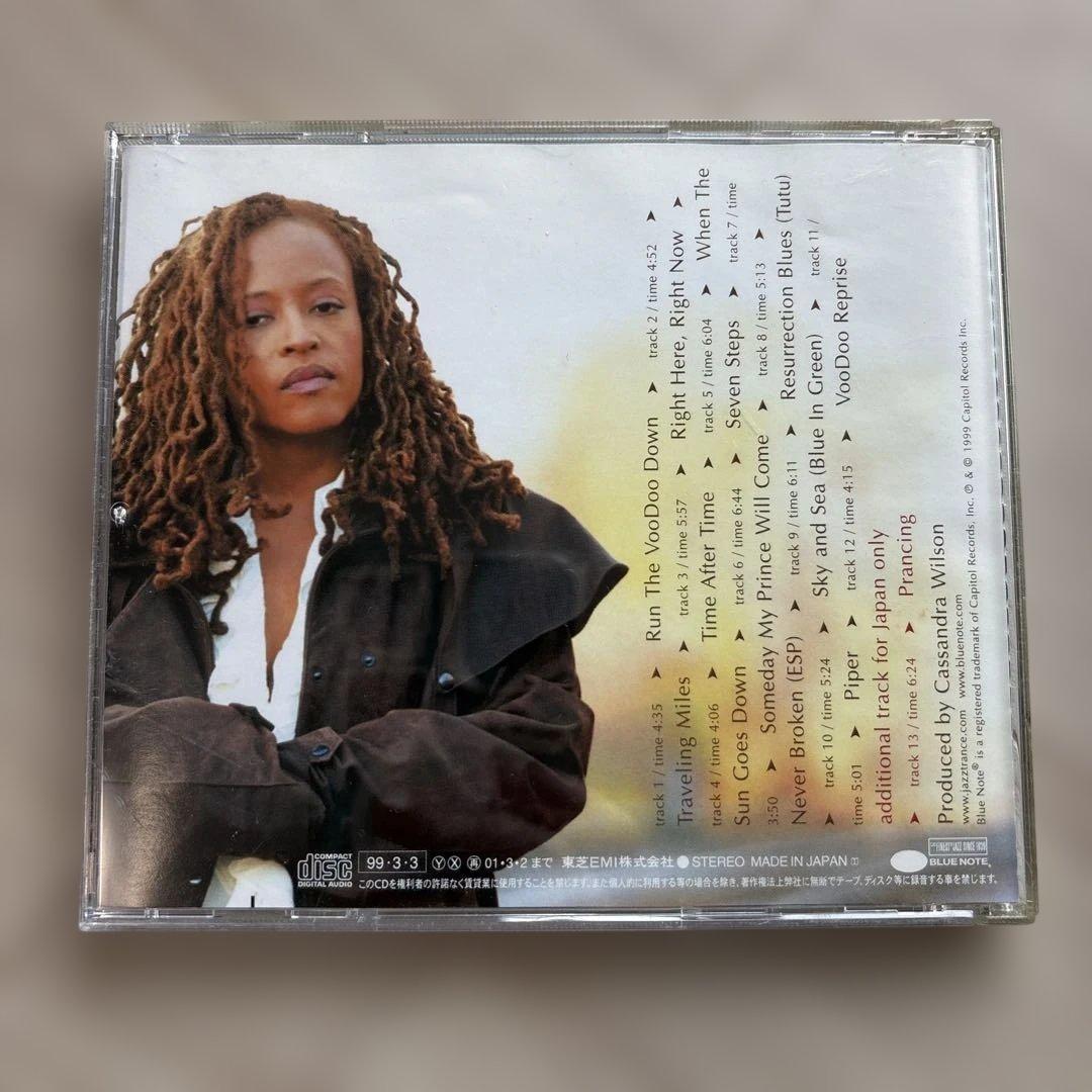 Cassandra Wilson Traveling Miles CD Japan Press Blue Note 1999 TOCJ-66020
