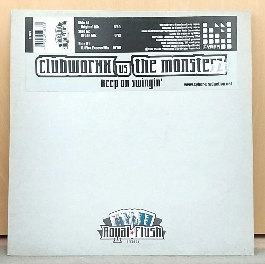 Clubworxx vs. The Monsterz - Keep On Swingin' - 12" Vinyl House Club Record