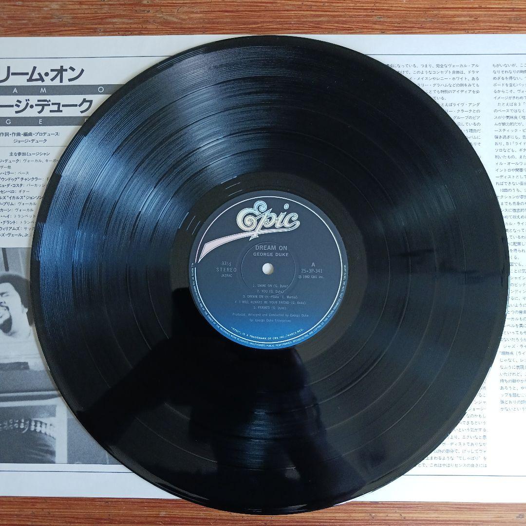 George Duke - Dream On LP Japan 1982 Epic 25-3P-341 Funk Fusion w/ Obi