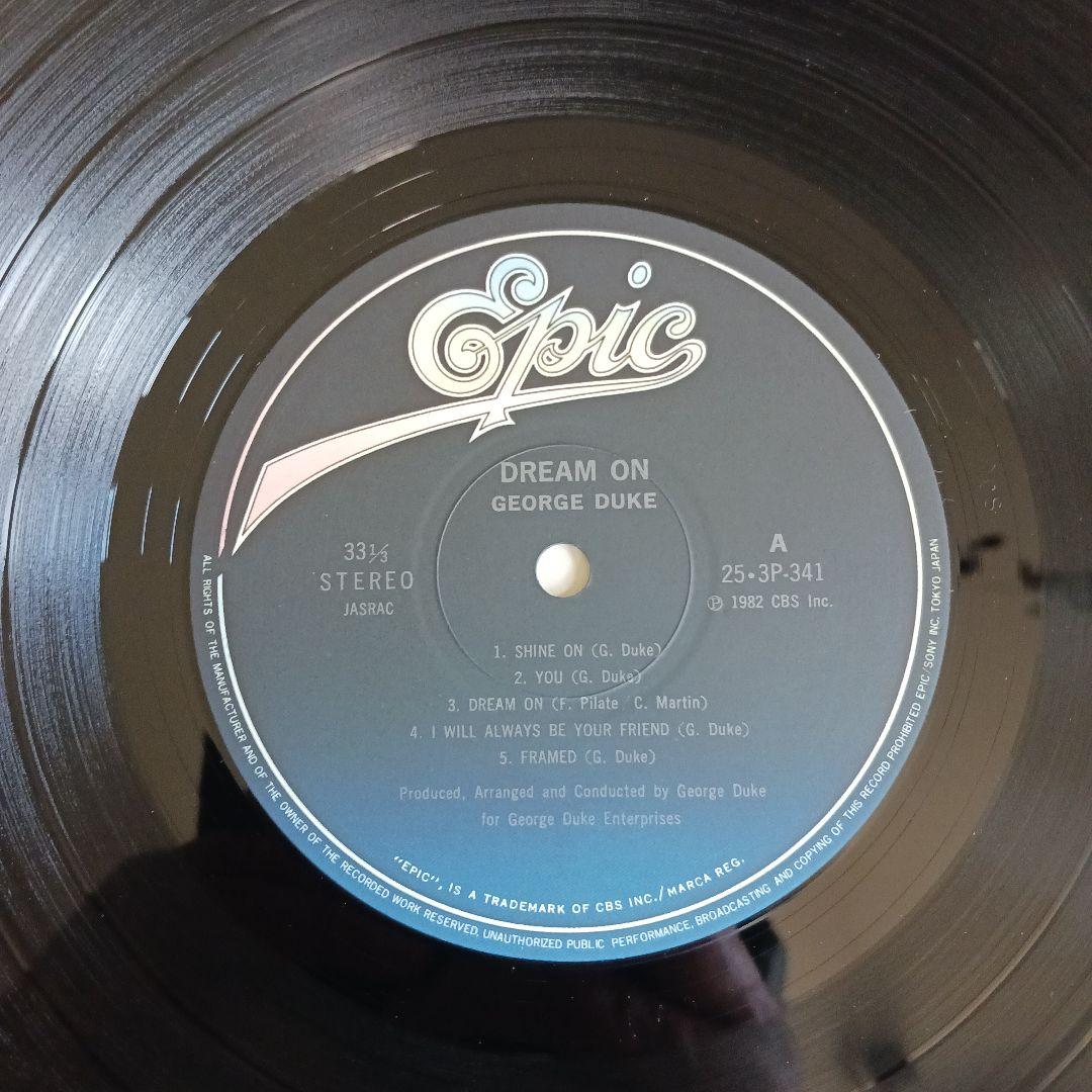 George Duke - Dream On LP Japan 1982 Epic 25-3P-341 Funk Fusion w/ Obi