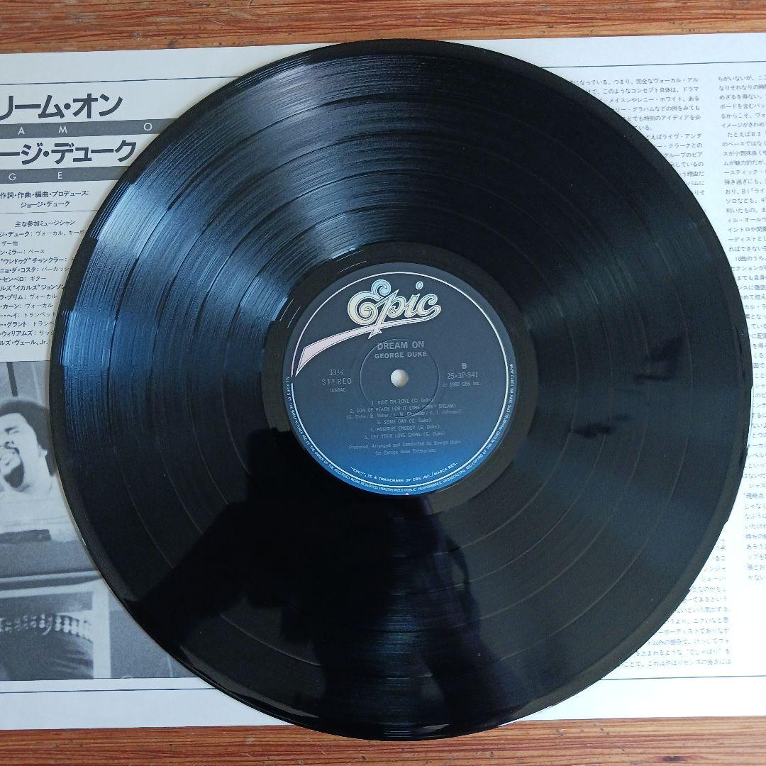 George Duke - Dream On LP Japan 1982 Epic 25-3P-341 Funk Fusion w/ Obi