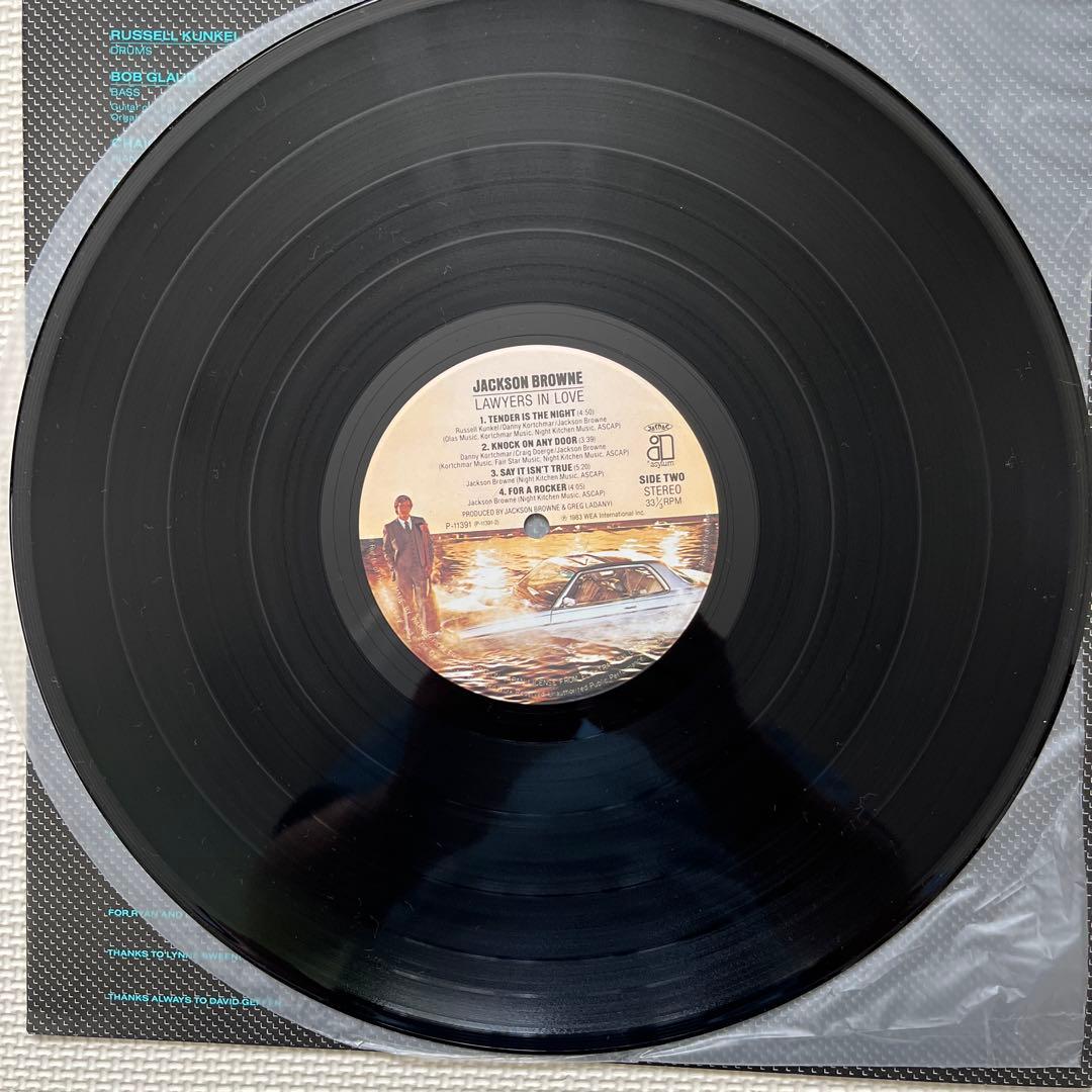 Jackson Browne - Lawyers in Love - Japan Vinyl LP - With Obi and Lyric Insert