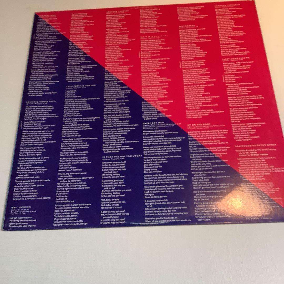 James Taylor Flag Vinyl LP 1979 Japan Import Singer-Songwriter Folk Rock