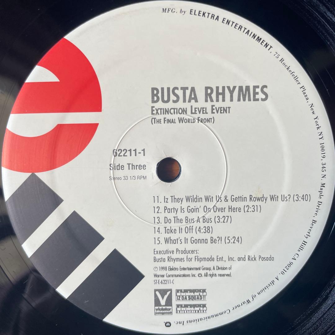 Busta Rhymes Extinction Level Event The Final World Front Vinyl 2LP Hip Hop