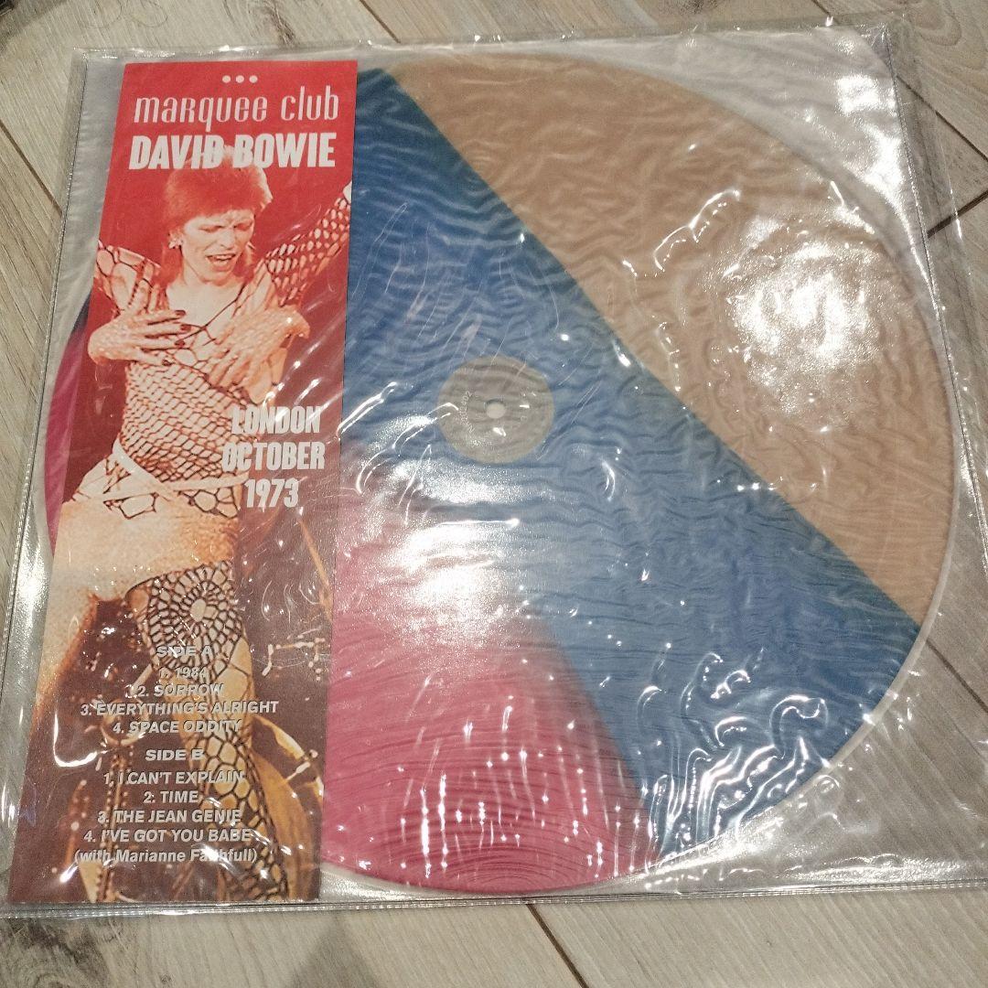 David Bowie Marquee Club London 1973 Limited Edition Tri-Color Splatter Vinyl LP