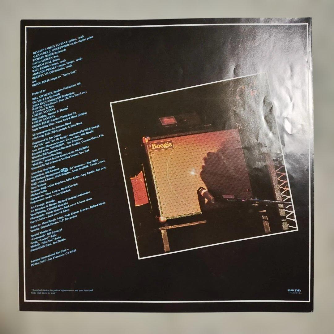 Santana Shango LP Japan 1982 Original 25AP 2382 w/ Obi & Liner Notes