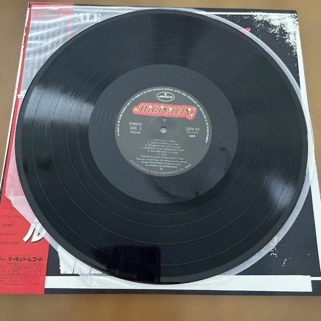 J.J. Cale - #8 Vinyl LP 1983 Japan Issue with Obi & Lyric Insert