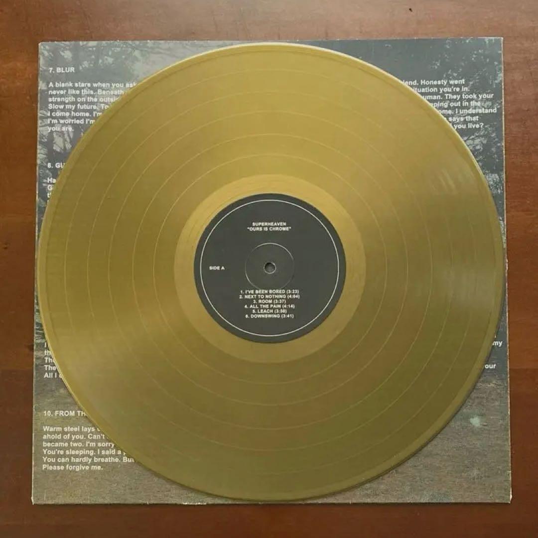 SUPERHEAVEN Ours Is Chrome LP Vinyl Gold Record Excellent Condition Poster Inclu | Japansoundstore