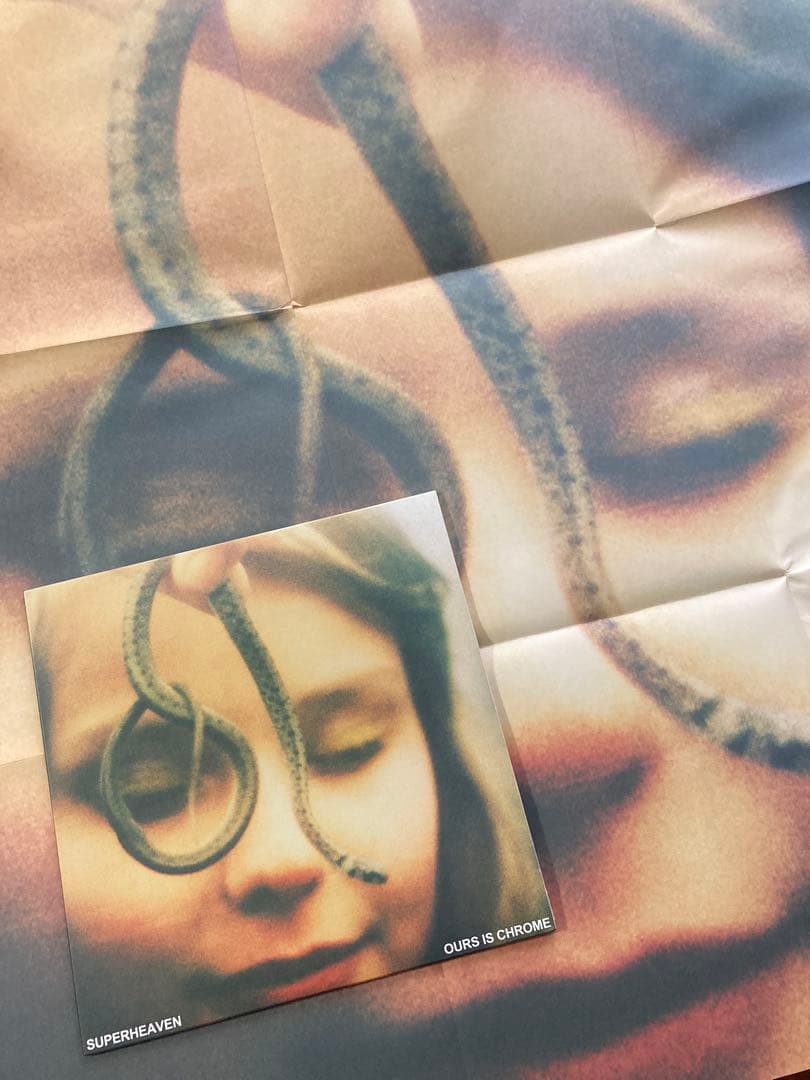 SUPERHEAVEN Ours Is Chrome LP Vinyl Gold Record Excellent Condition Poster Inclu | Japansoundstore