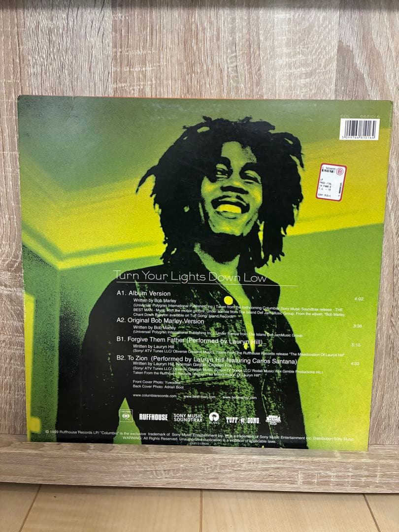Bob Marley feat. Lauryn Hill - Turn Your Lights Down Low 12" Vinyl EP 1999
