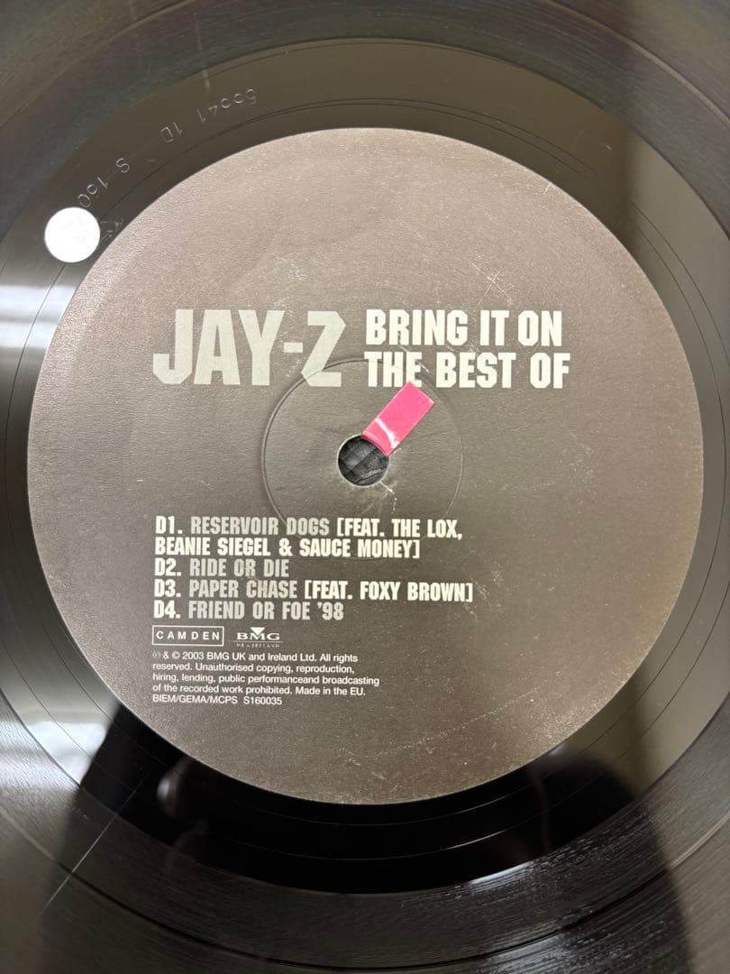 Jay-Z - Bring It On: The Best Of Jay-Z 2LP Vinyl Collection Hip Hop