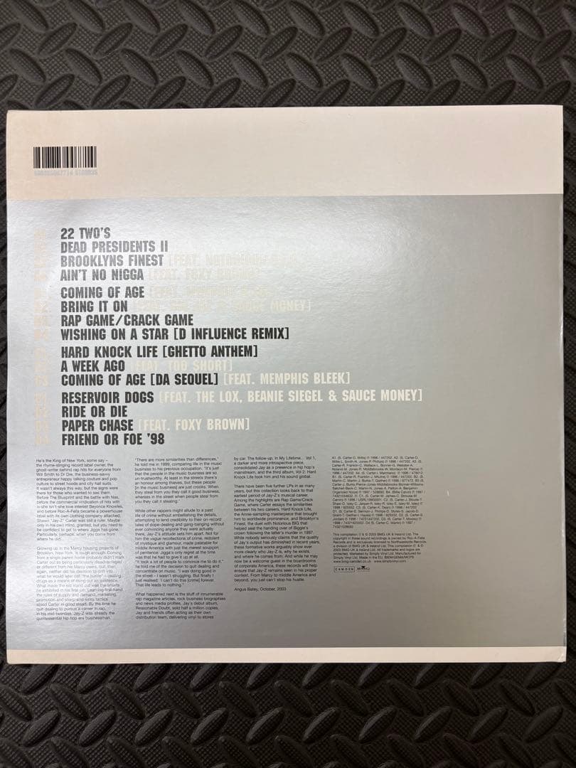 Jay-Z - Bring It On: The Best Of Jay-Z 2LP Vinyl Collection Hip Hop