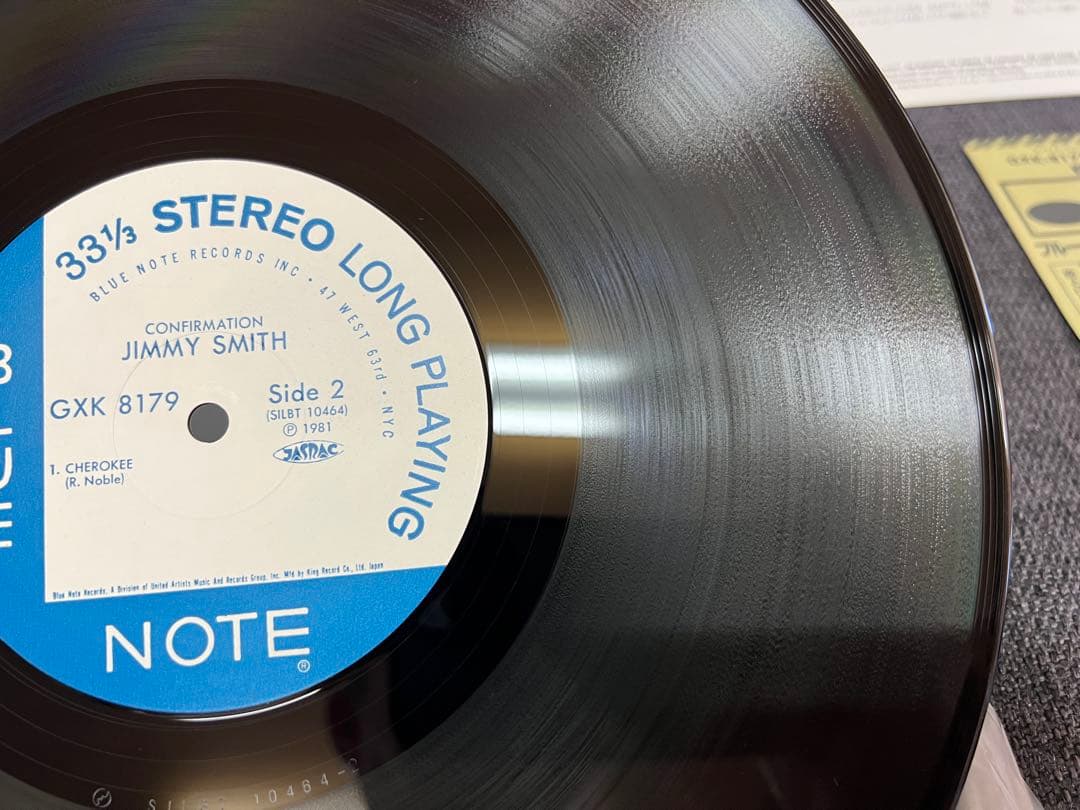 Jimmy Smith Confirmation Blue Note LP 1981 Used Near Mint Pop & Jazz Records | Japansoundstore
