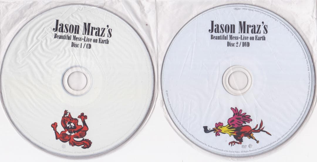 Jason Mraz - Beautiful Mess Live on Earth CD+DVD Japan Press 2009