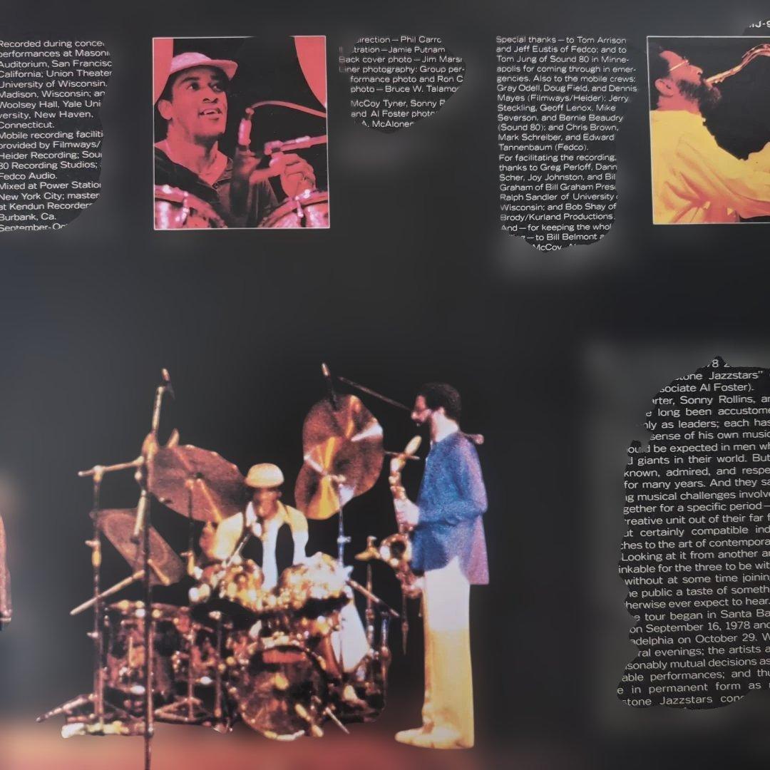 Milestone Jazzstars In Concert McCoy Tyner Sonny Rollins 2LP Japan Vinyl Obi
