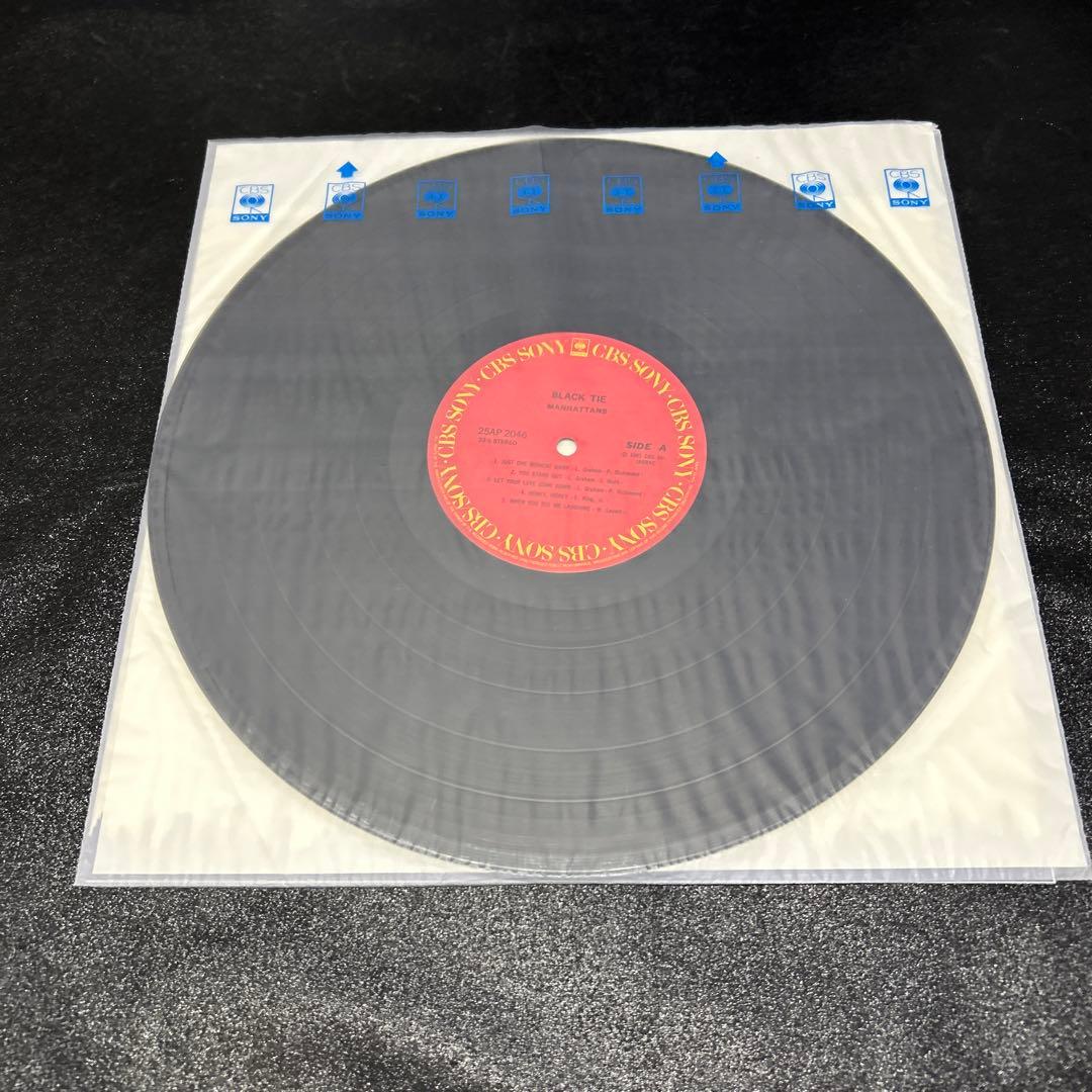 The Manhattans Black Tie Vinyl LP 1981 Japan 25AP 2046 Soul R&B With Obi