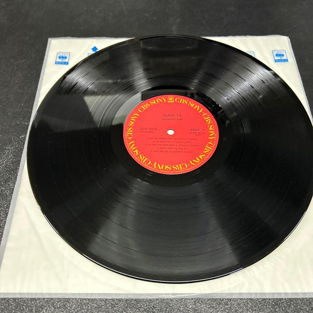 The Manhattans Black Tie Vinyl LP 1981 Japan 25AP 2046 Soul R&B With Obi