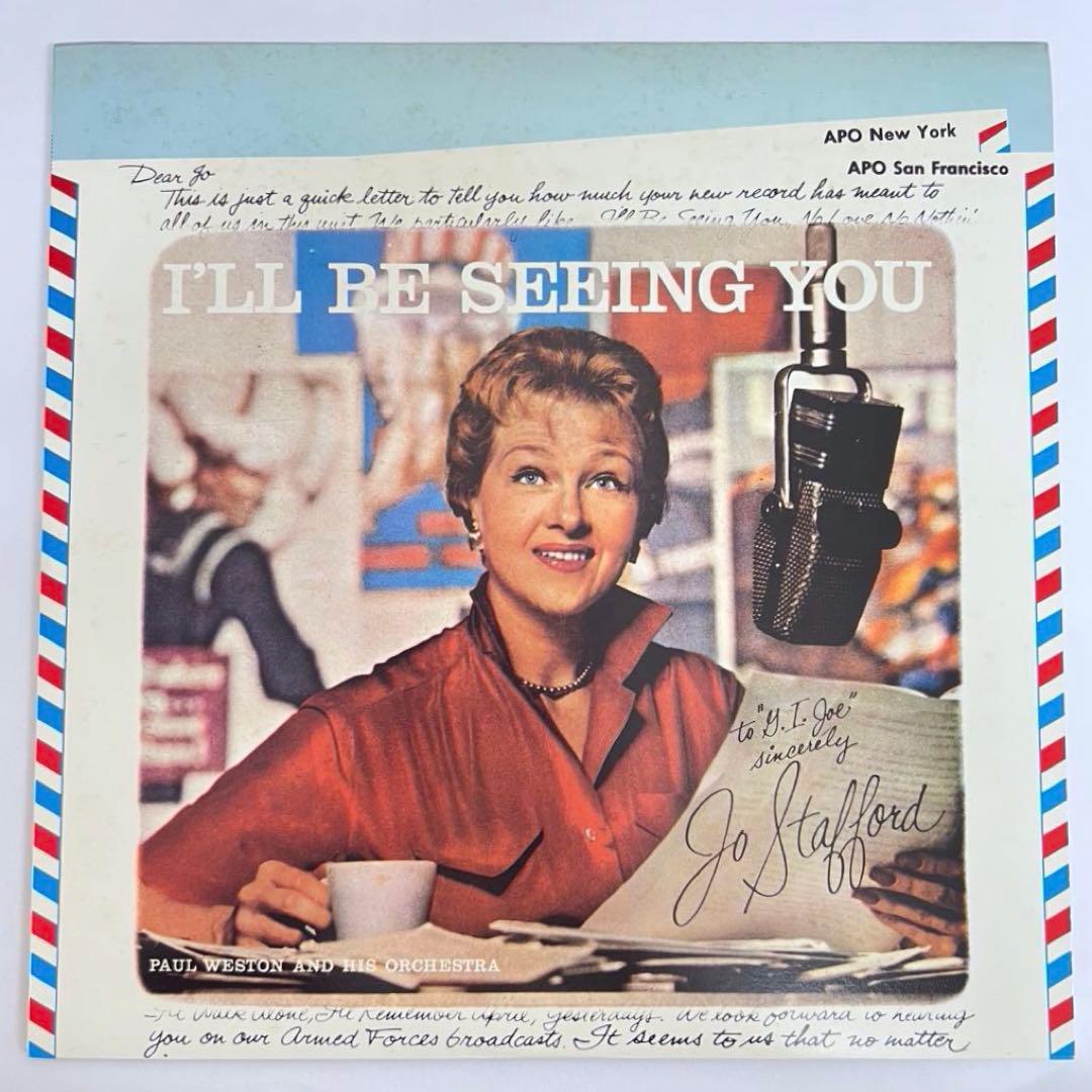 Jo Stafford - I'll Be Seeing You LP Japan Pressing w/ Obi Vocal Jazz