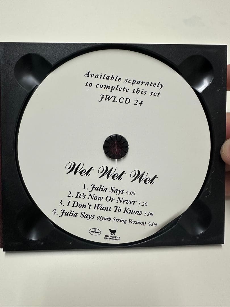 Wet Wet Wet - Julia Says Limited Edition CD, 1995, Includes Postcards
