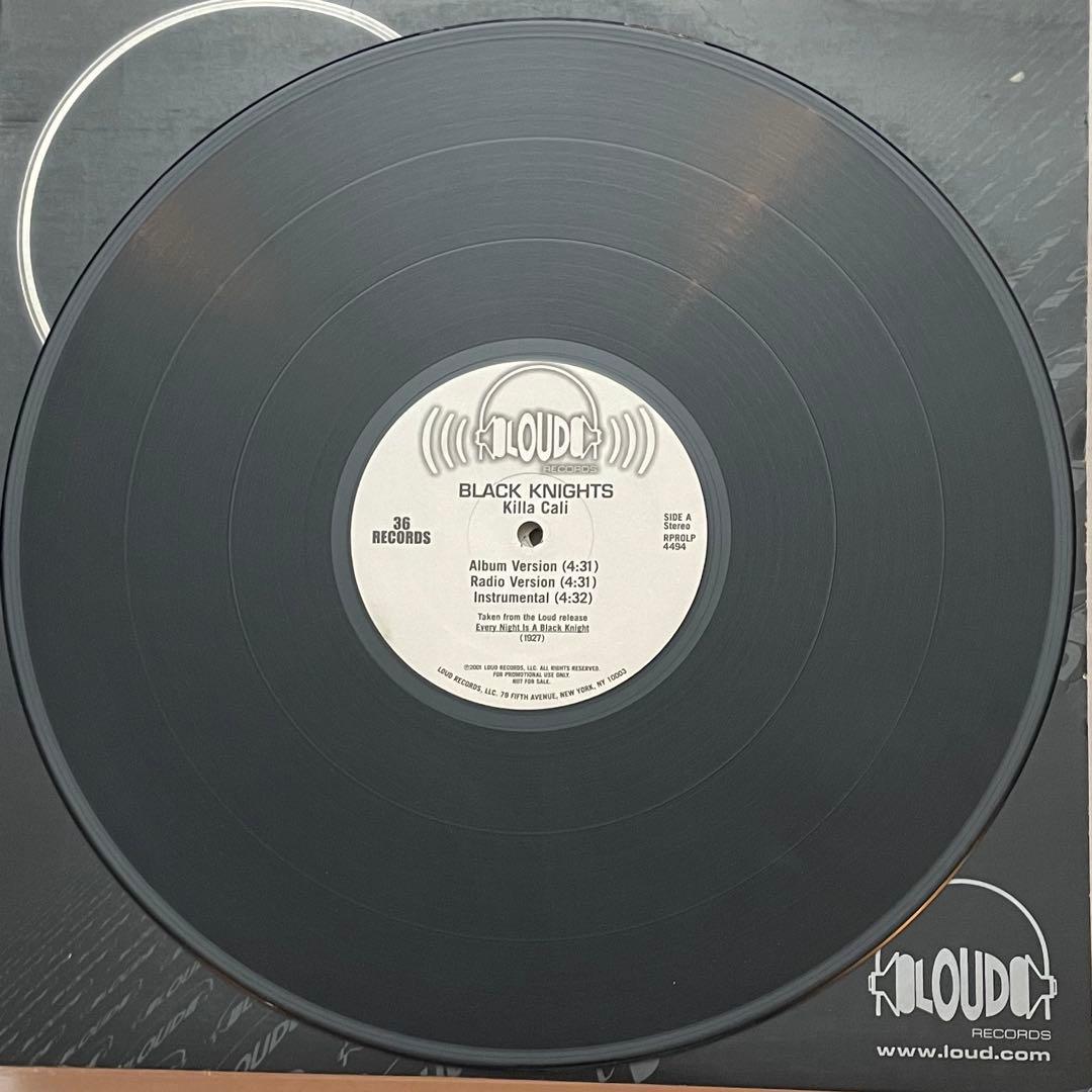 Black Knights Killa Cali 12" Vinyl Loud Records 2001 Promo Hip Hop US Pressing
