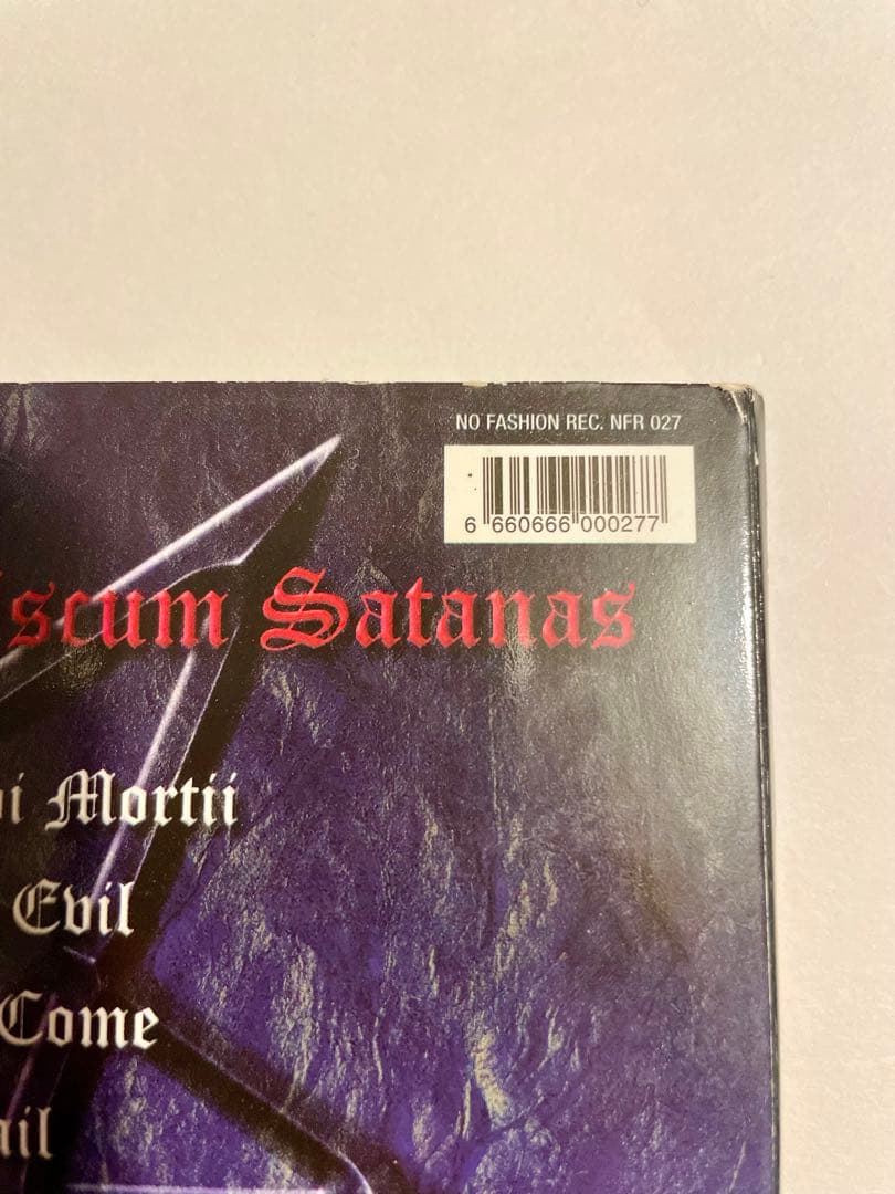 Dark Funeral - Vobiscum Satanas CD (1998, Original Digipak, No Fashion Records)