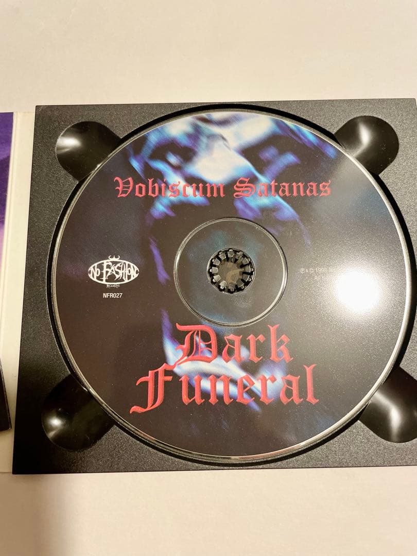 Dark Funeral - Vobiscum Satanas CD (1998, Original Digipak, No Fashion Records)