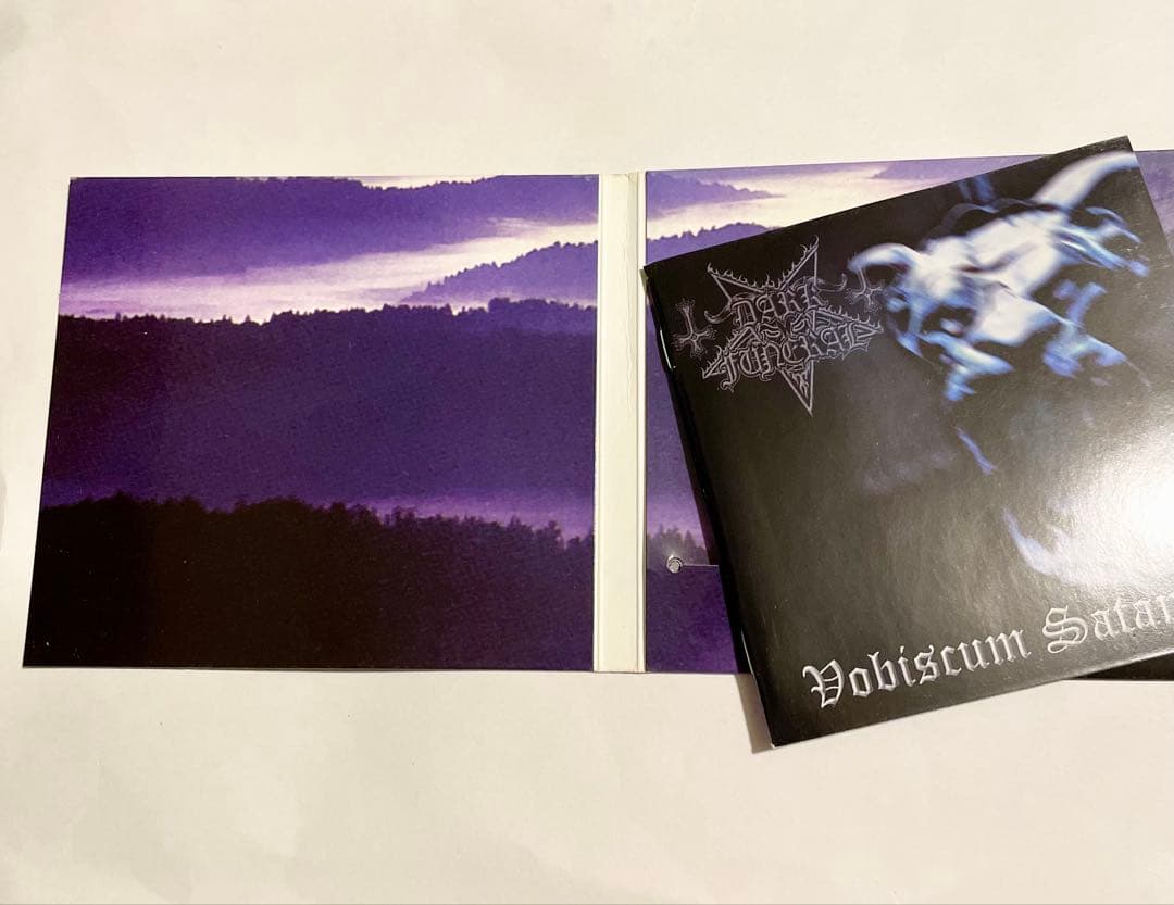 Dark Funeral - Vobiscum Satanas CD (1998, Original Digipak, No Fashion Records)