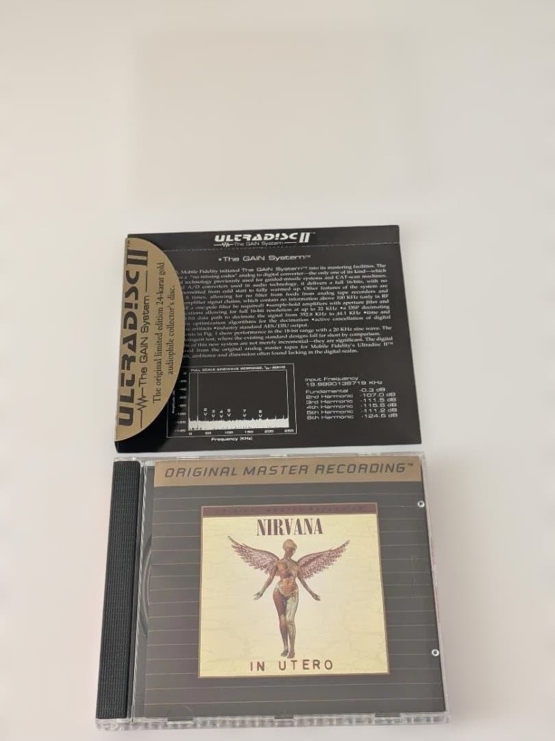 Nirvana Utero 24K Gold Limited CD, Japan Issue, Used, Collector’s Item | Japansoundstore