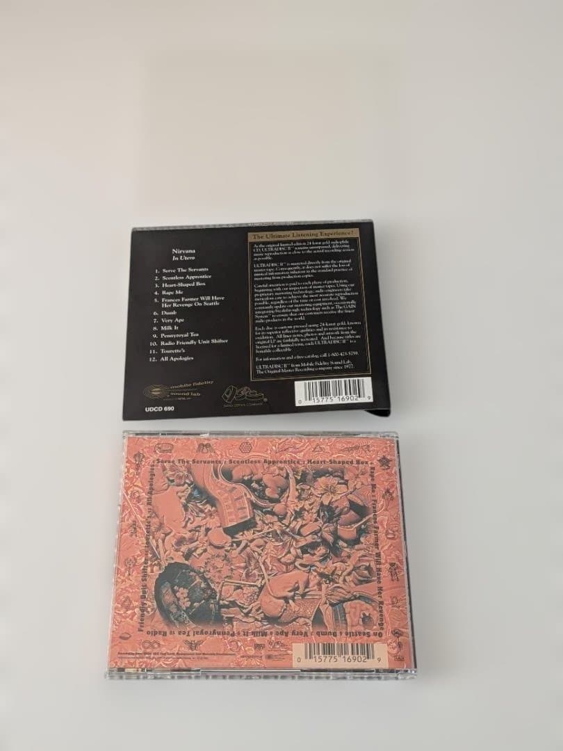 Nirvana Utero 24K Gold Limited CD, Japan Issue, Used, Collector’s Item | Japansoundstore