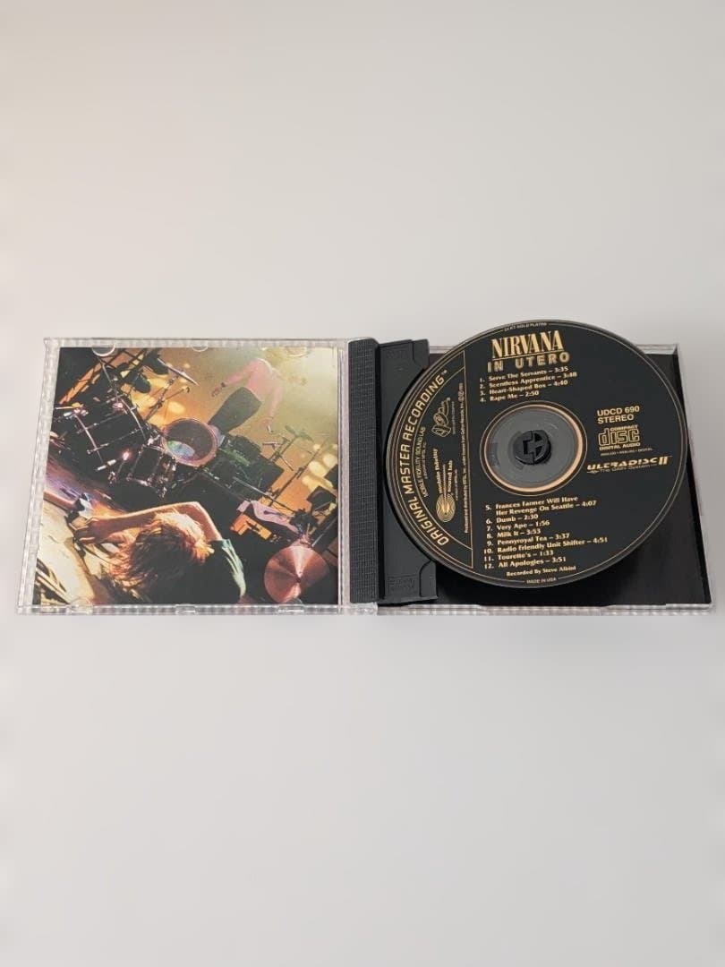 Nirvana Utero 24K Gold Limited CD, Japan Issue, Used, Collector’s Item | Japansoundstore