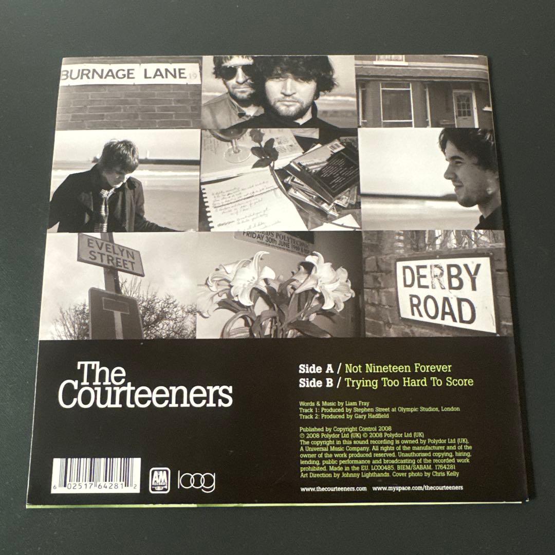 The Courteeners Not Nineteen Forever 7" Vinyl Single Indie Rock UK Pressing