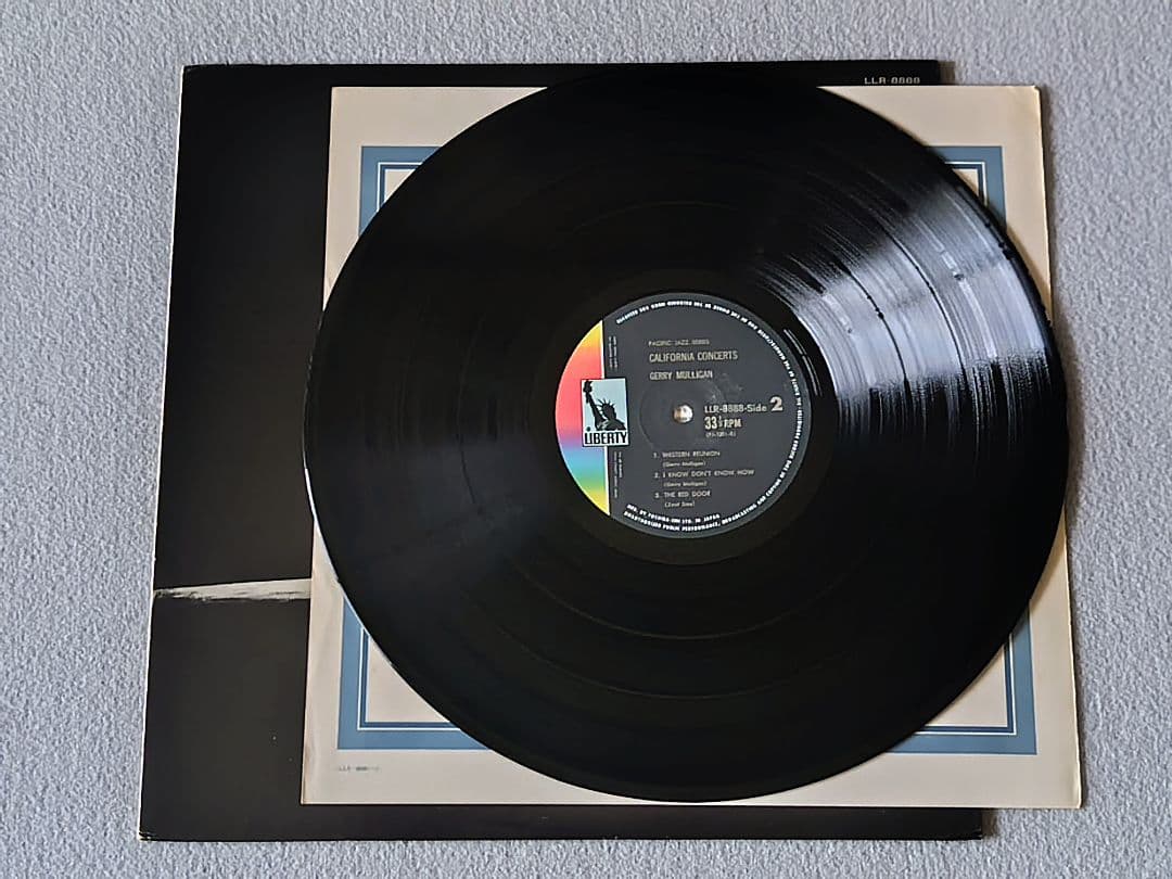 Gerry Mulligan - California Concerts Vinyl LP Japan Jazz LLR-8888