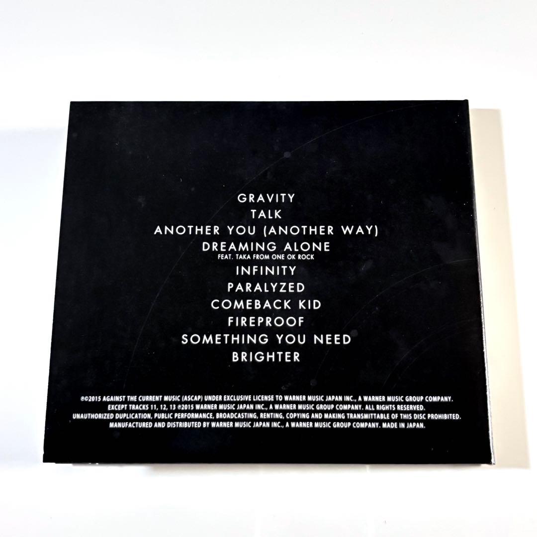 Against The Current Gravity CD Japan Press 13 Tracks Limited Paper Sleeve