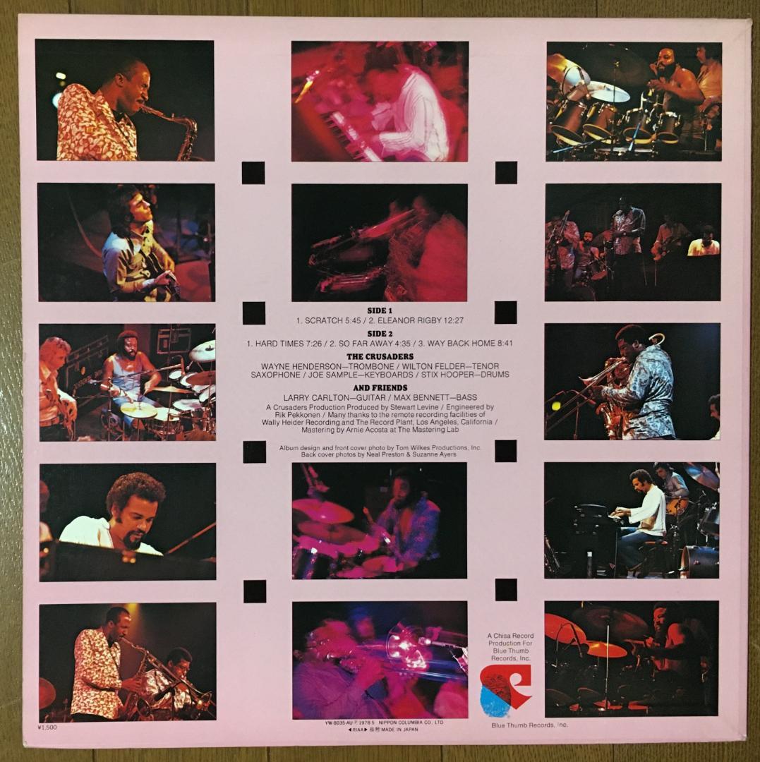 The Crusaders - Scratch Vinyl LP Japan Pressing Live Jazz Funk