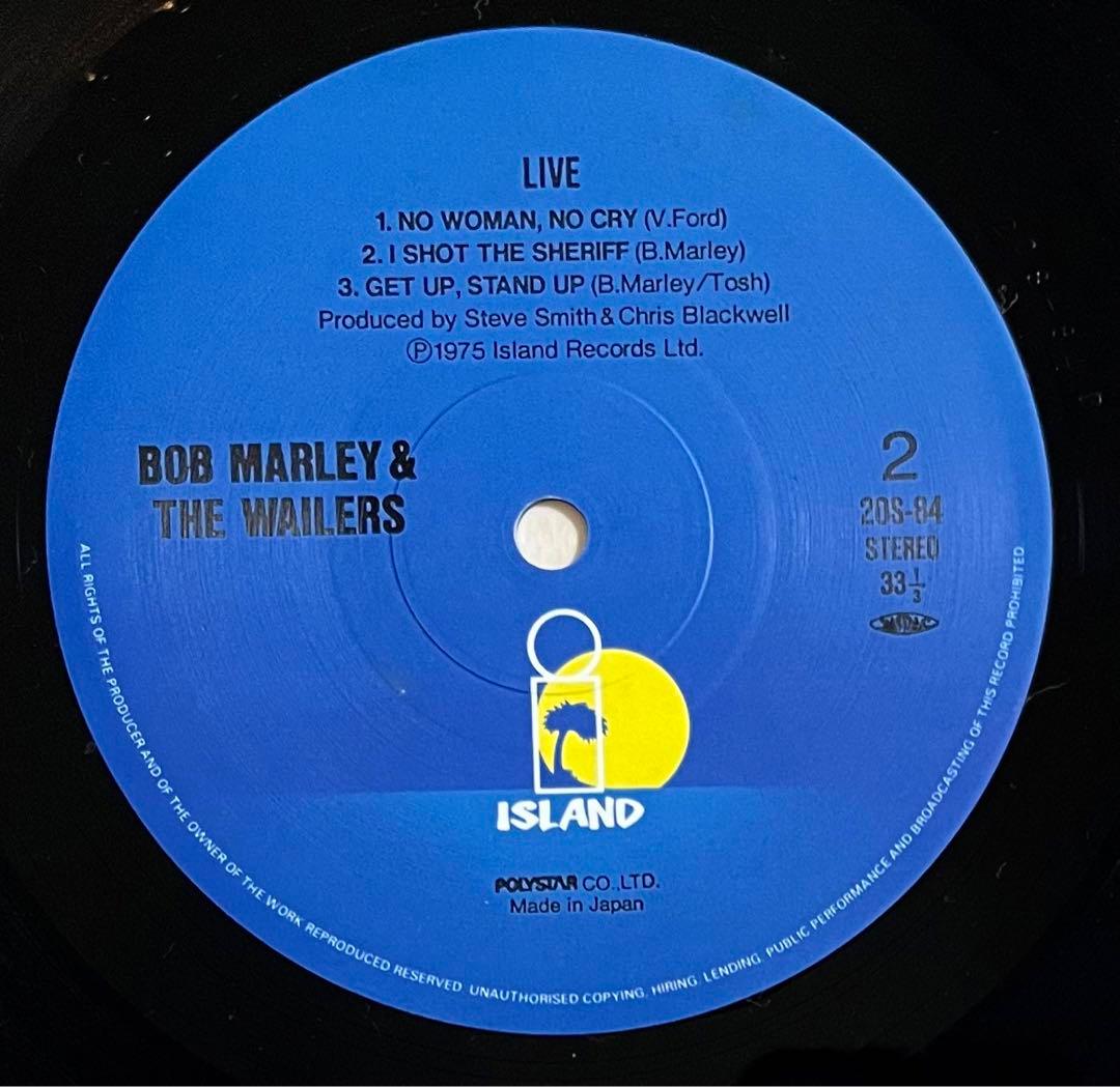Bob Marley & The Wailers - Live! LP Japan Vinyl Record with Obi 20S-84