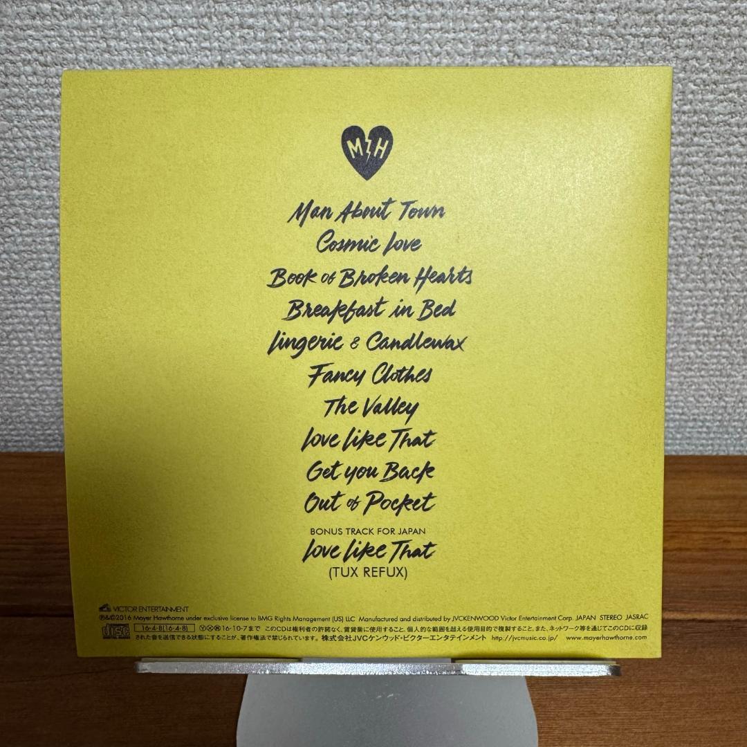 Mayer Hawthorne - Man About Town CD Japan Press with OBI Limited Edition 2016