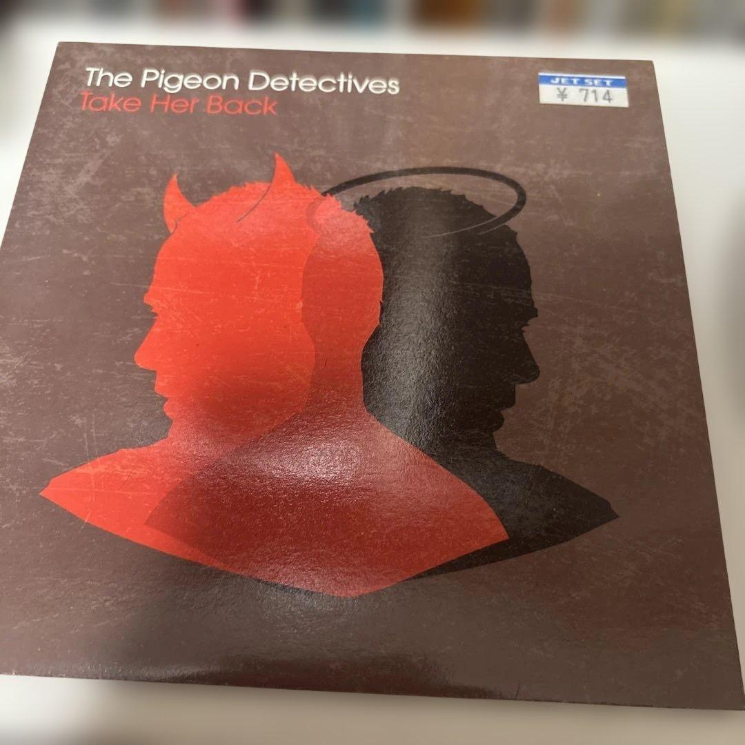 The Pigeon Detectives - Take Her Back 7" Clear Vinyl Record UK Indie Rock